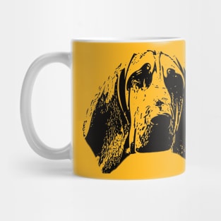Bloodhound Face Design - A Hubert Christmas Gift Mug